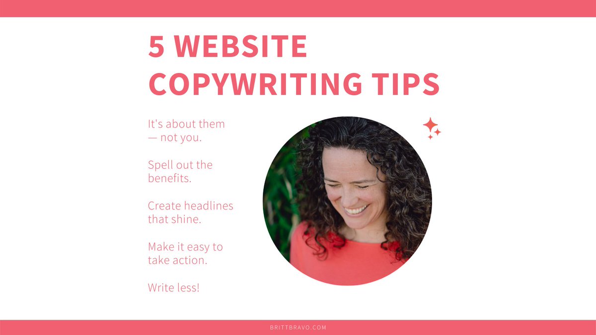 Are you thinking about updating your website copy? Or planning to add a new page to your site? It's easy to feel overwhelmed when you start to write. I hope these tips will make the process a little bit easier! You can read the full post here 🌺: brittbravo.com/2021/12/06/5-w…