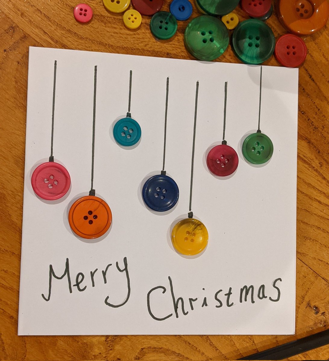 Christmas card making 🎄 (wish I could take credit for the ideas)