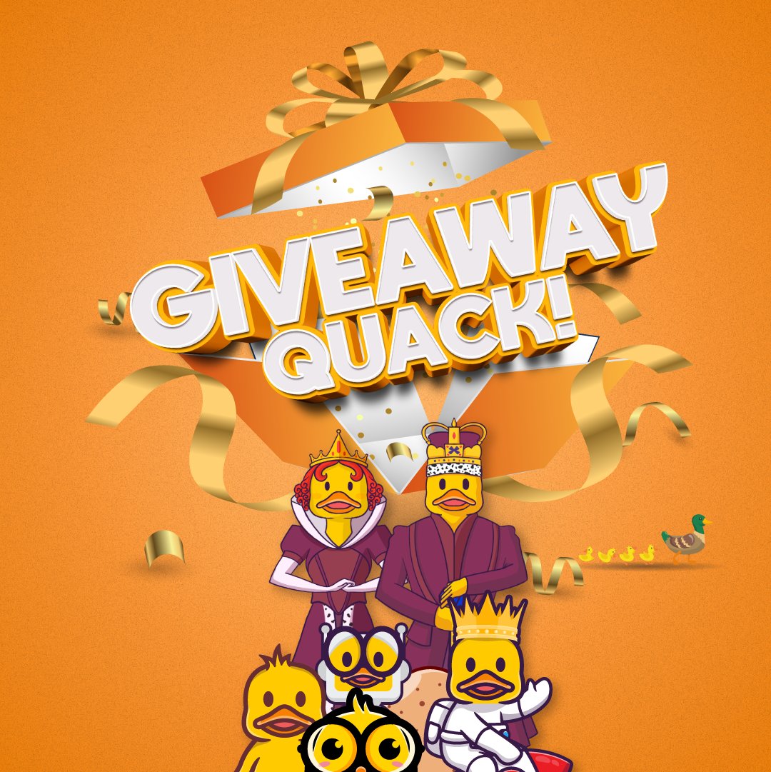 🎉6th giveaway is with
🦆🚀@DuckRocket2 new
🎨BestFTSO DuckChristmas Community #NFT
🪂New airdrop and 
🅱Bitrue voting announcements

💰prize pool of 100k duck (worth 500XRP)
🐤and 10 Songbird NFTs
✨10 winners (10k DUCK, 1 NFT EACH)
✅Follow <a href="/gadget78/">gadget78🏴‍☠️ 🪝</a> + @DuckRocket2 
✅Retweet