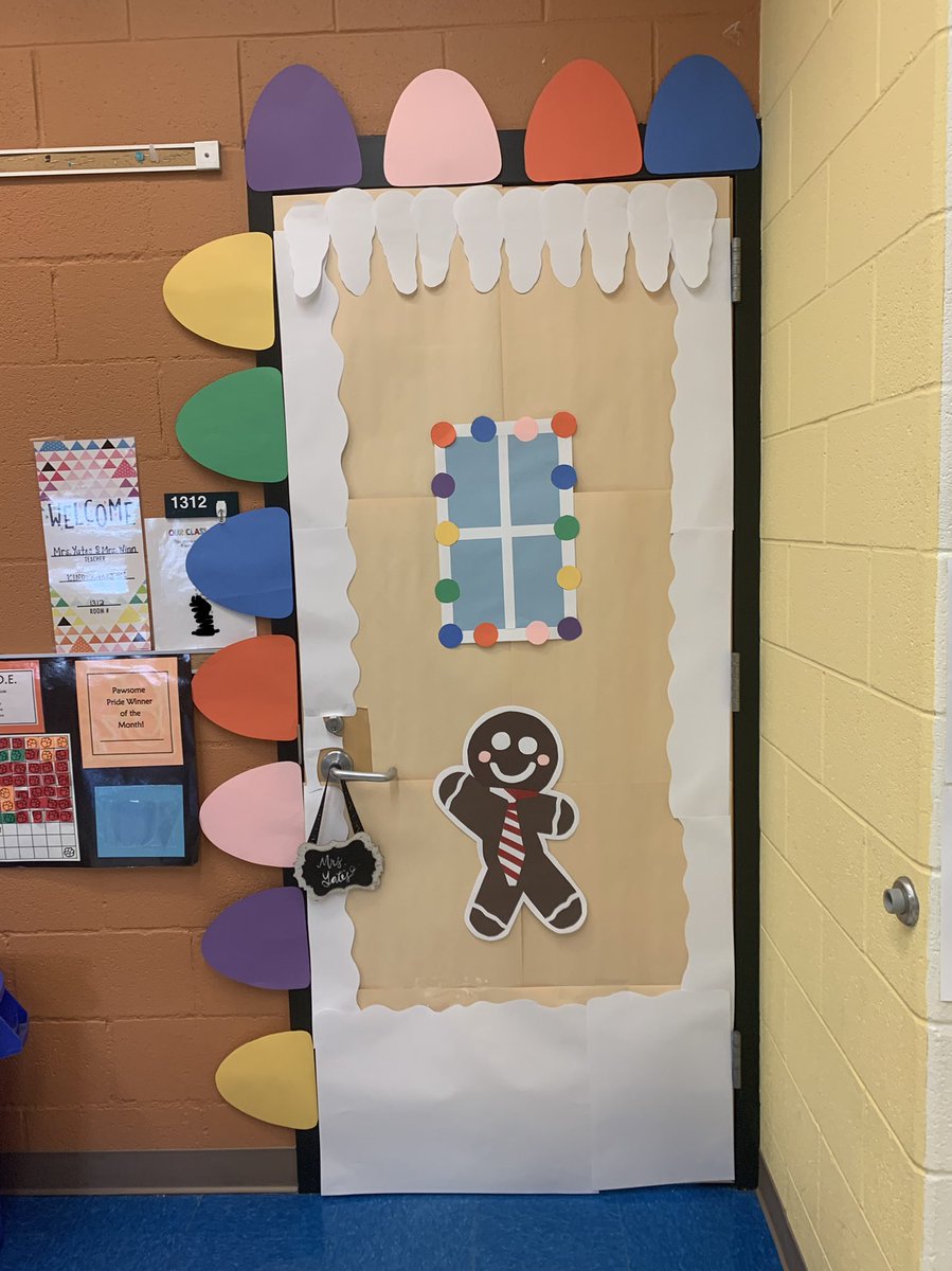 It’s gingerbread week in Room 1312! 🍭🍫🍬 #RunRunAsFastAsYouCan