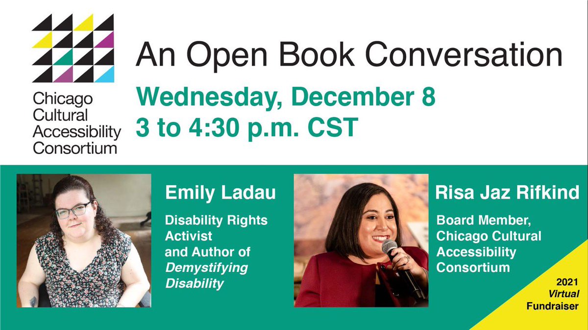 So excited for this event tomorrow! It’s a fundraiser, but if it’s more financially accessible, feel free to message me for a comp code! chicagoculturalaccess.org/event/an-open-…