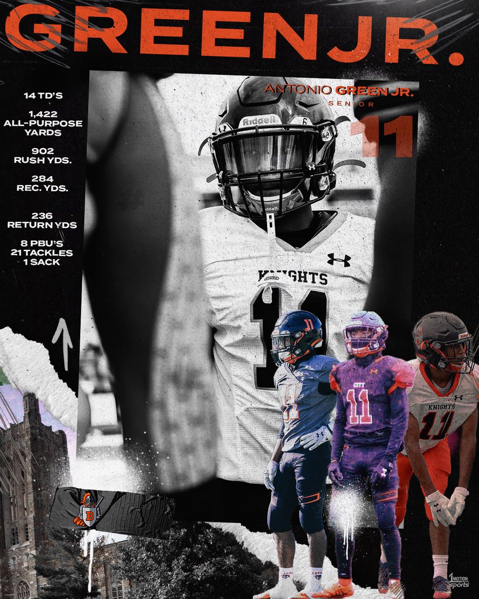 CityCollegeFB's tweet photo. The One One!
Great season for Antonio Green Jr.! @11zxro https://t.co/yf9c85BbyM