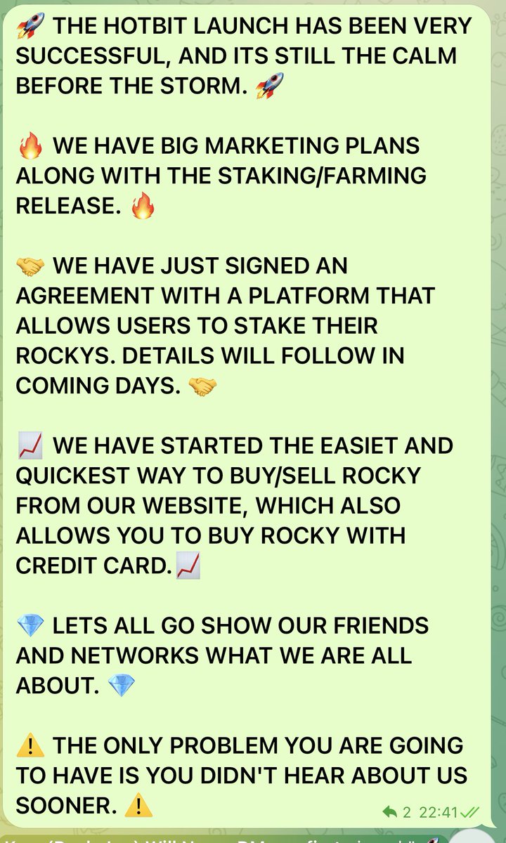 RockyInuToken's tweet photo. Some ongoing project update.
#RockyInu #rockyinutoken https://t.co/GNJl8HWUHD