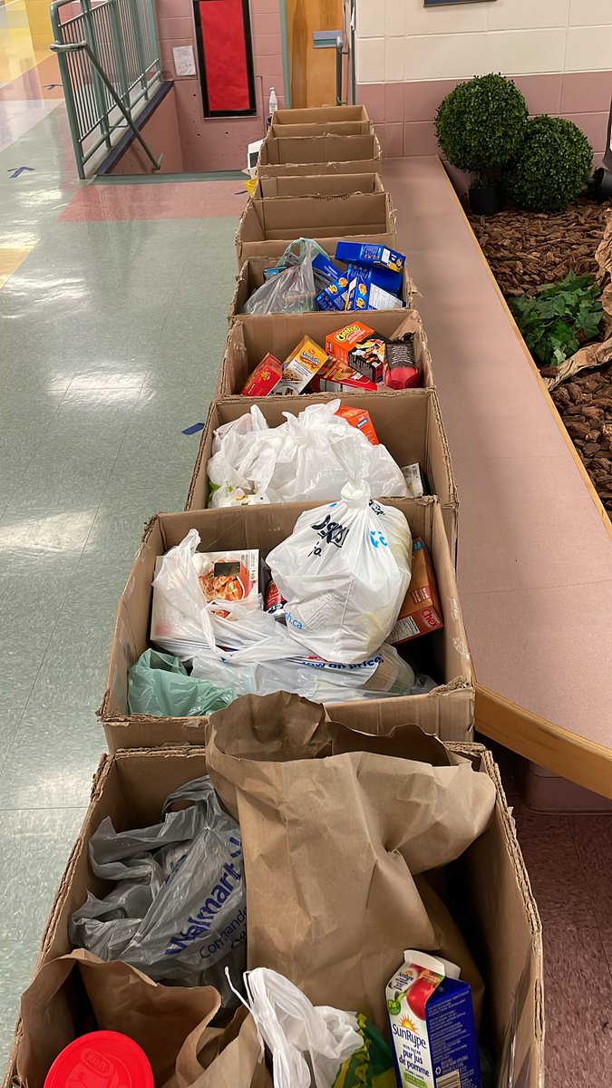 Thank you MLS students!   We are getting closer to our goal!  Keep those Food Bank donations coming! ❤️ #CalgaryFoodBank