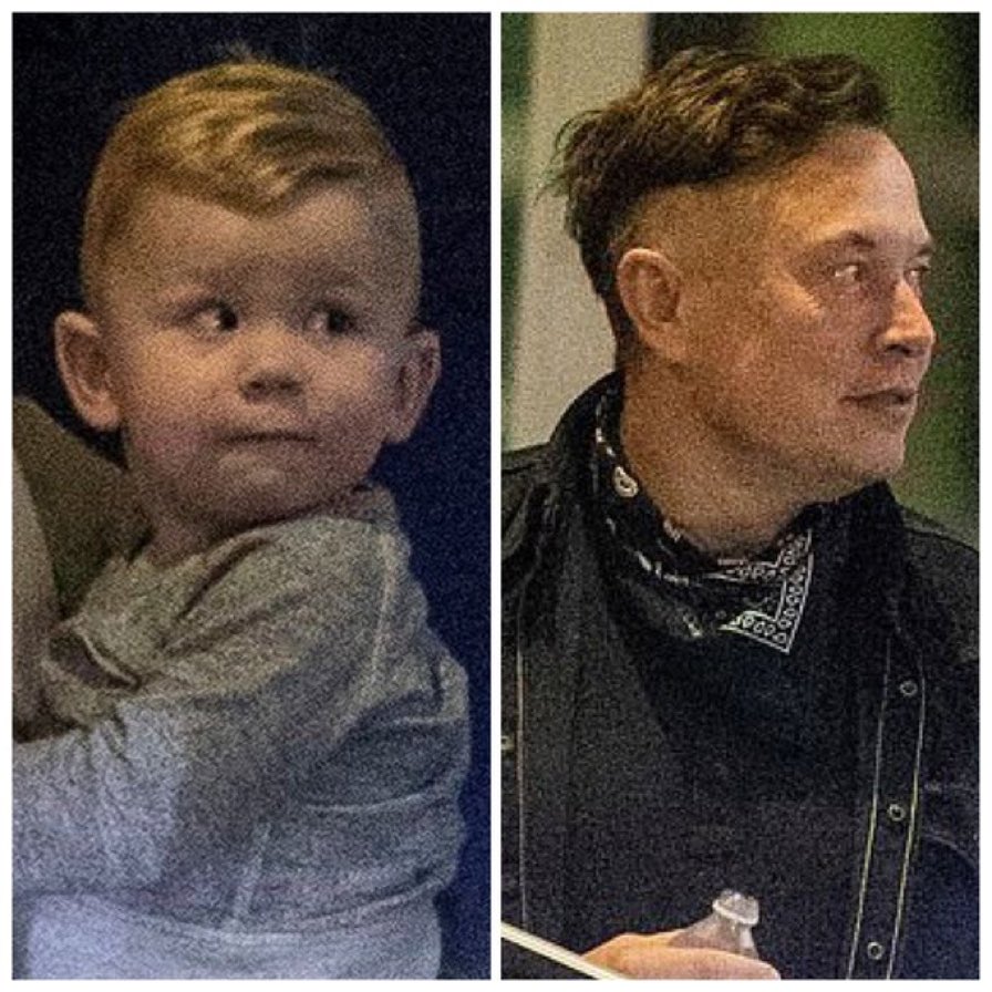 teslaownersSV's tweet photo. Like father like son. 😳🤨😉🤣 https://t.co/nYE2odcpQy