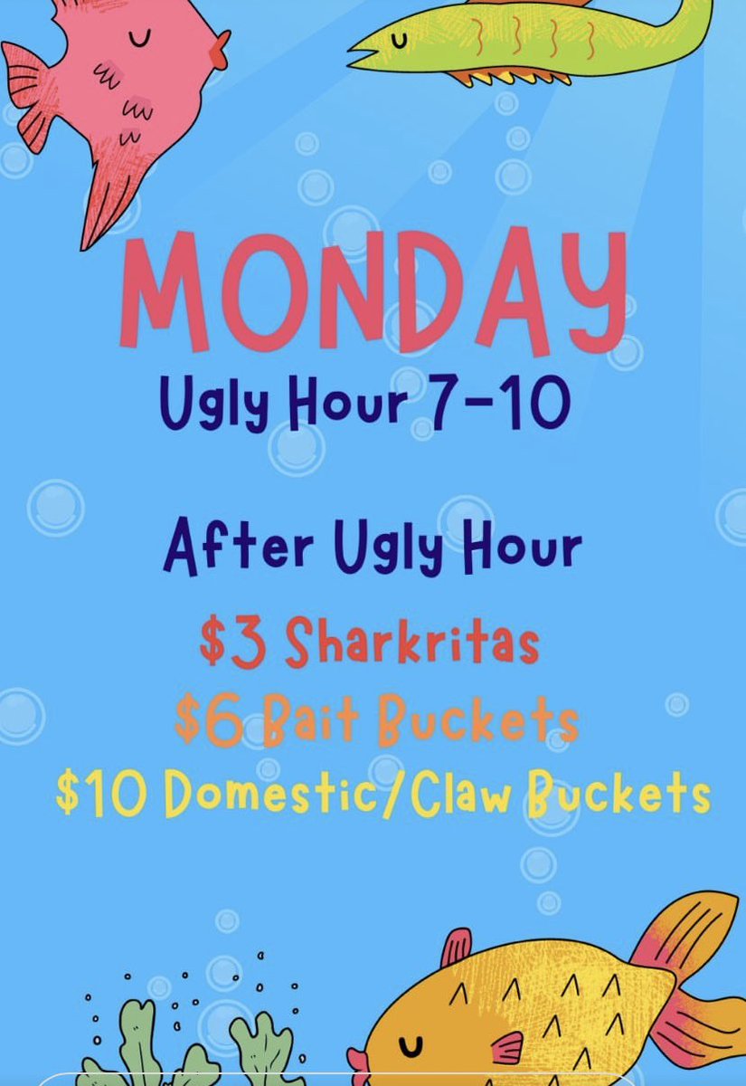 UglyTunaSaloona's tweet photo. Monday Night at Tuna! https://t.co/9EENFpavCv
