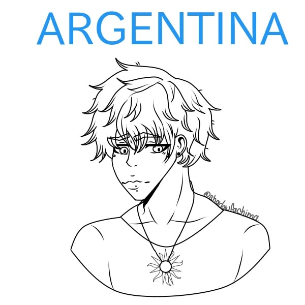 shadowfachima's tweet photo. Me gustó la versión y personalidad que le puso a Argentina @Tortadetamal123  así que pues ._. #contrhhumans #contryhumansargentina #ilustracion https://t.co/2v6aseGhBd