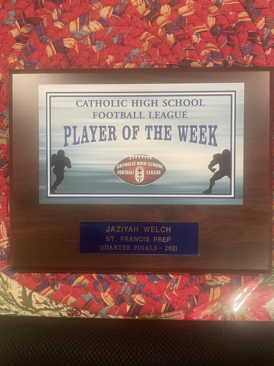 Thank you <a href="/NYCHSFL/">NYCHSFL</a> for the award💯 <a href="/SFPFootball/">St Francis Prep Ftbl</a> <a href="/CoachWest5/">CoachWest</a>  <a href="/LI_NYCHSFB/">Long Island-NY Catholic High School Football</a> <a href="/CoachJayUConn/">CoachJay - Elite 400 National Recruiting Expert</a> <a href="/wags58/">Bob Waegelein</a> <a href="/CoachDanny_A/">CoachDanny_A</a> <a href="/CoachDantzler/">CoachDantzler</a> <a href="/CoachYohn/">TheReal_CoachYohn</a>  <a href="/PlayBookAthlete/">PLAYBOOK ATHLETE</a> <a href="/LIBLITZ/">LI BLITZ</a>