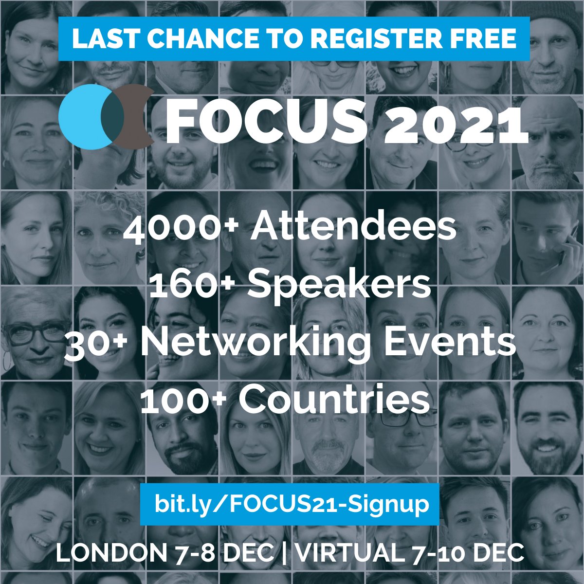 focuslondonshow's tweet photo. Excited to open the FOCUS 2021 physical and virtual doors tomorrow! Live @TheBDC (7-8 Dec) and on our Digital platform (7-10 Dec). So many interesting conference sessions, speakers, networking events and exhibitors! Not too late to sign up at
https://t.co/SnXVd0ayOL. https://t.co/saXr7bvoLA
