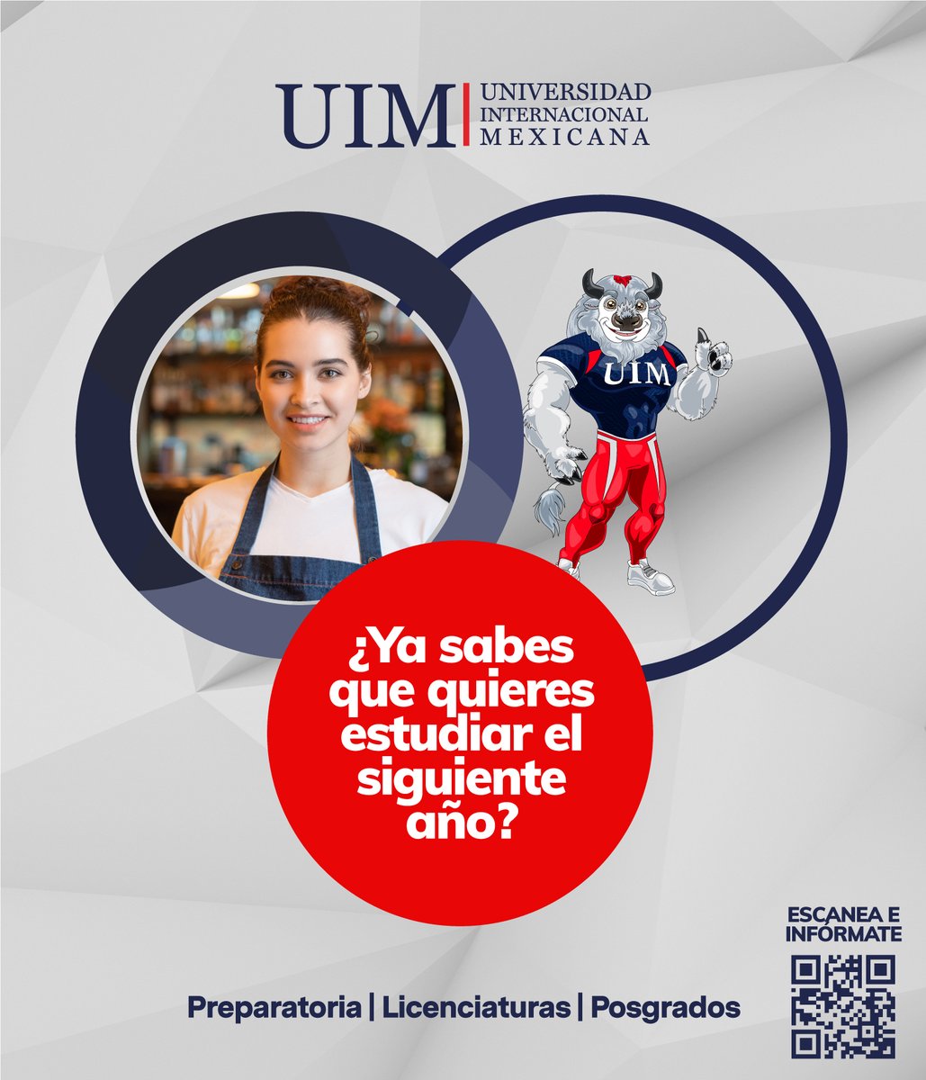 uim_bufalos's tweet photo. ¡Porque en la UIM siempre tenemos un lugar para ti!👩🏻‍🎓👨🏻‍🎓

Nos estamos innovando y creando nuevas oportunidades 🎓💼

Modalidades mixtas, con clases presenciales o en lineal

🔥Es tiempo de ser Búfalo!!🔥 https://t.co/1tiQeTcsU7