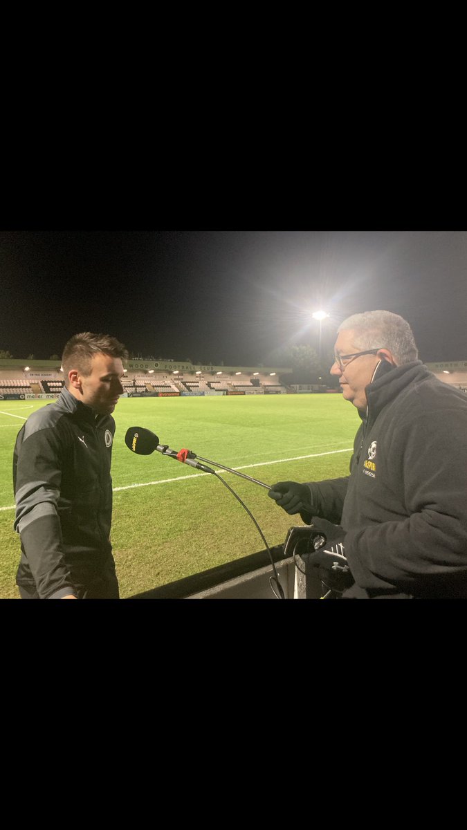 LISTEN after scoring twice in the 4-0 Cup win over ⁦<a href="/stalbanscityfc/">St Albans City FC</a>⁩ I spoke to ⁦<a href="/BOREHAM_WOODFC/">Boreham Wood FC</a>⁩ midfielder ⁦<a href="/jd_rees/">Josh Rees</a>⁩ instagram.com/tv/CXKMd_3DogB…