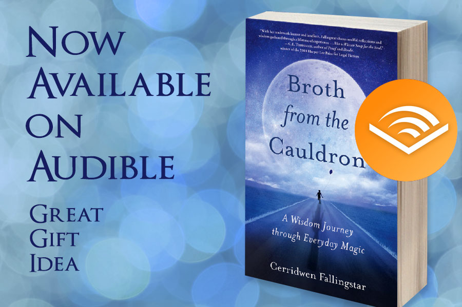 CerridwenF's tweet photo. Long before literacy, humans listened to stories around the fire. Now you and your loved ones can have that ancient experience with modern technology--Broth from the Cauldron is available on Audible, read by Cerridwen Fallingstar herself! https://t.co/3OOdmVNQVU