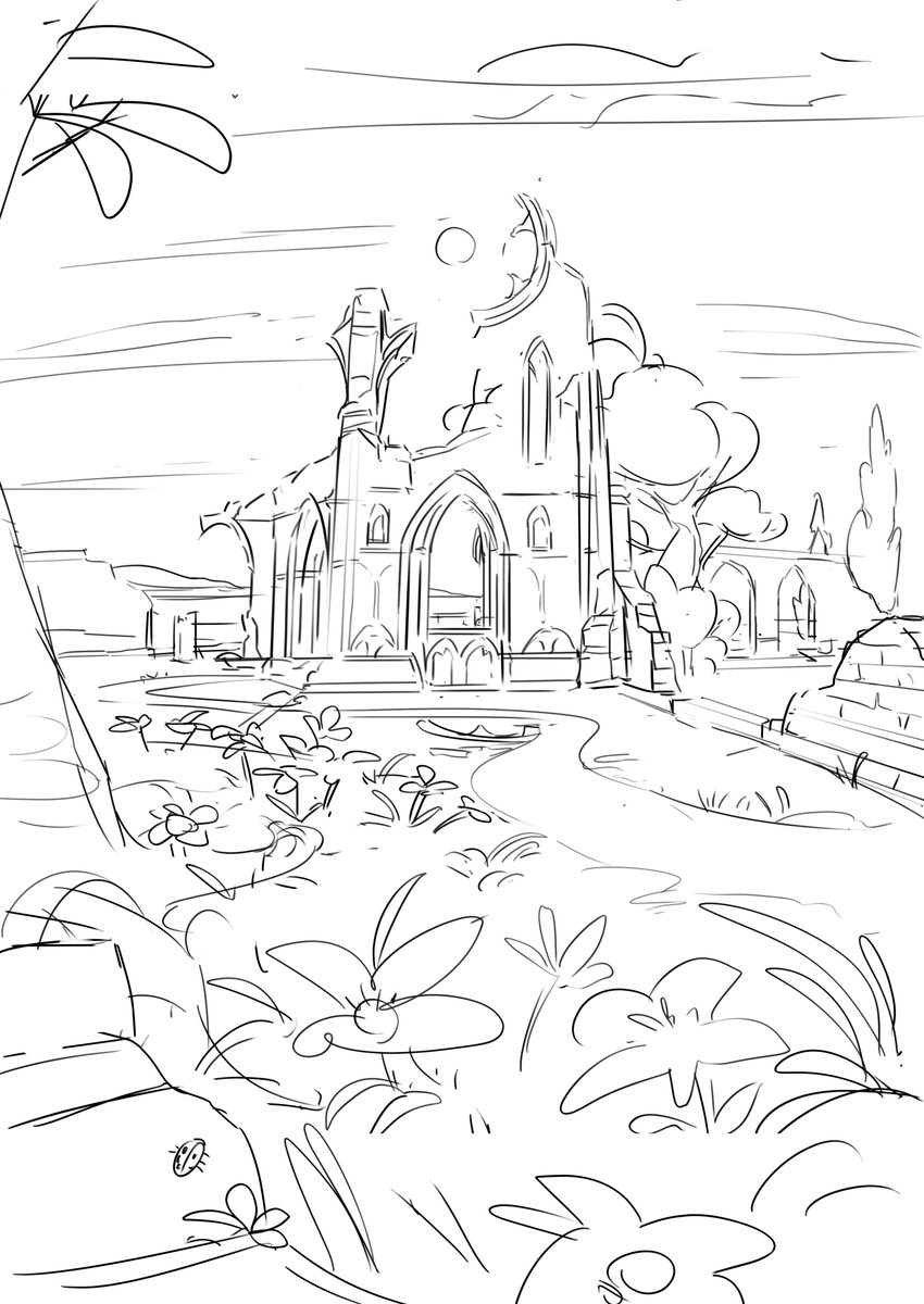 Not me damaging all my walls so I don't have to draw perspective 