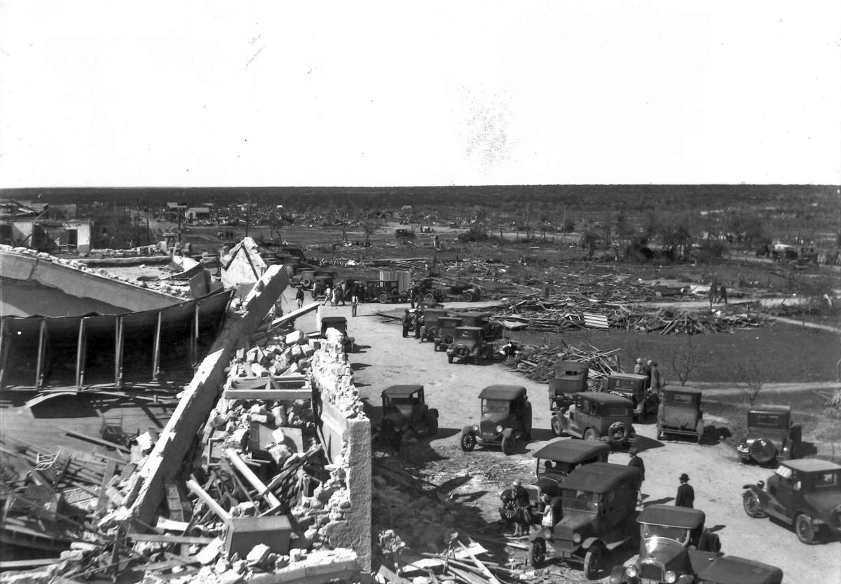 One incredible tornado tale, is Rock Springs TX, 1927. Path Visualized! An F5 destroyed town, Killing 74.  Rock Springs was cut off from the rest of the world. Help came after a telephone operator found an undamaged wire outside of town, and called for help on a 