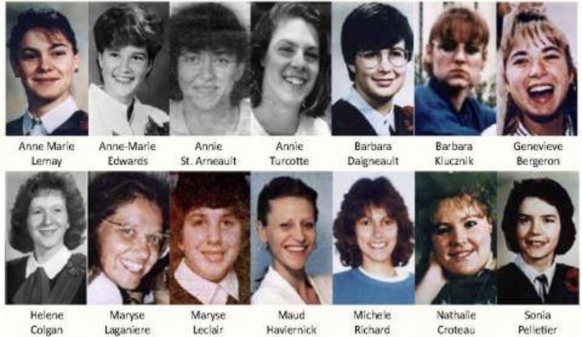 AlisonFRoy's tweet photo. I remember walking home on a freezing cold night fromMcGill to my apt &amp;my roomie telling me about the Polytechnique.I remember the silent march with my McGill music friends on the 7th to the Basilica &amp;the numbness we all felt.I remember their names to honour their lives. https://t.co/ACuLbEffZC