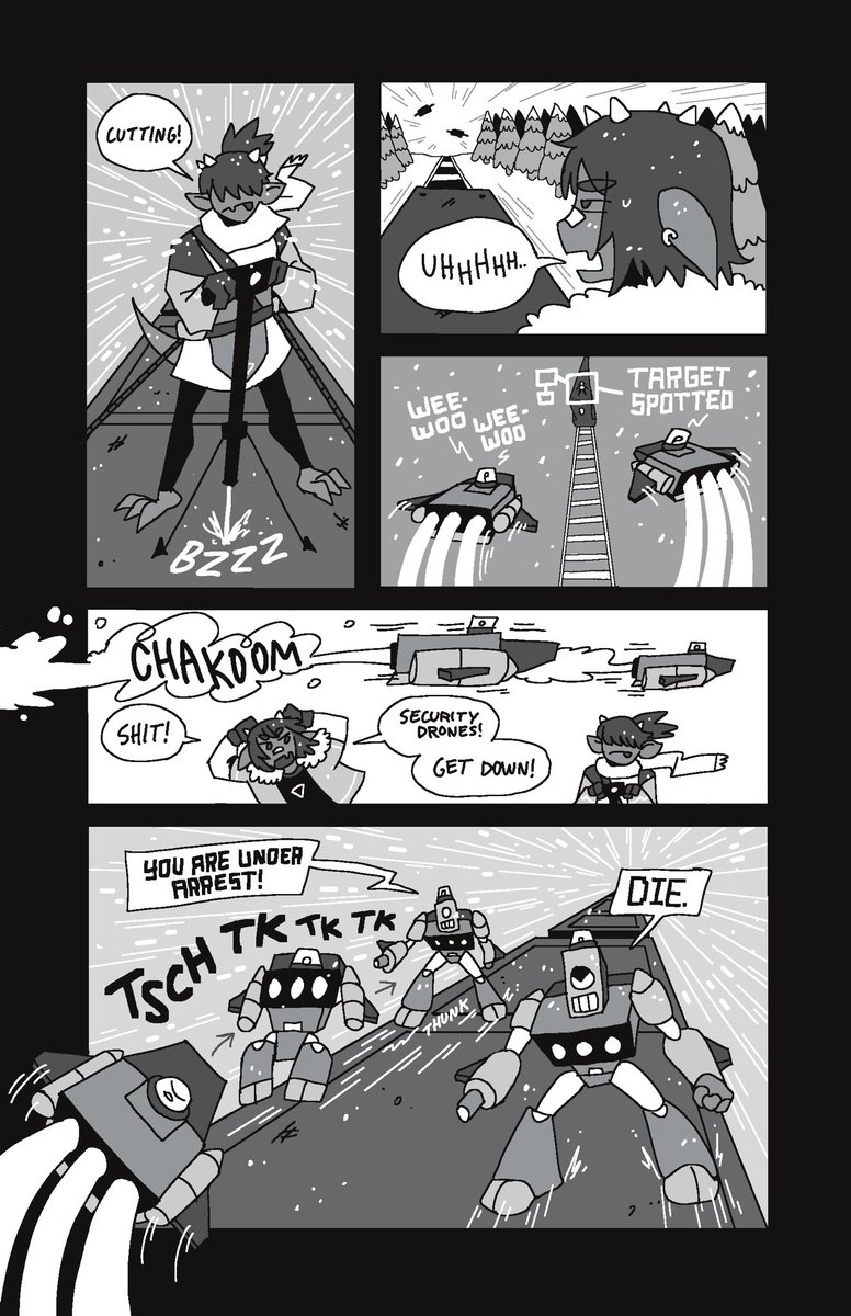 comic of my ocs i did for class that i hope to expand on in the future ❄️ 
