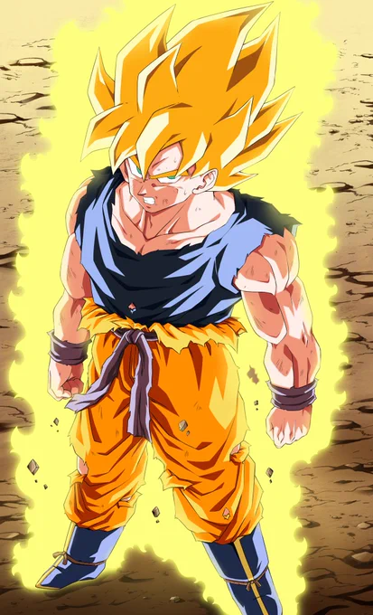過去絵が通ります 
 #ドラゴンボール  #過去絵 