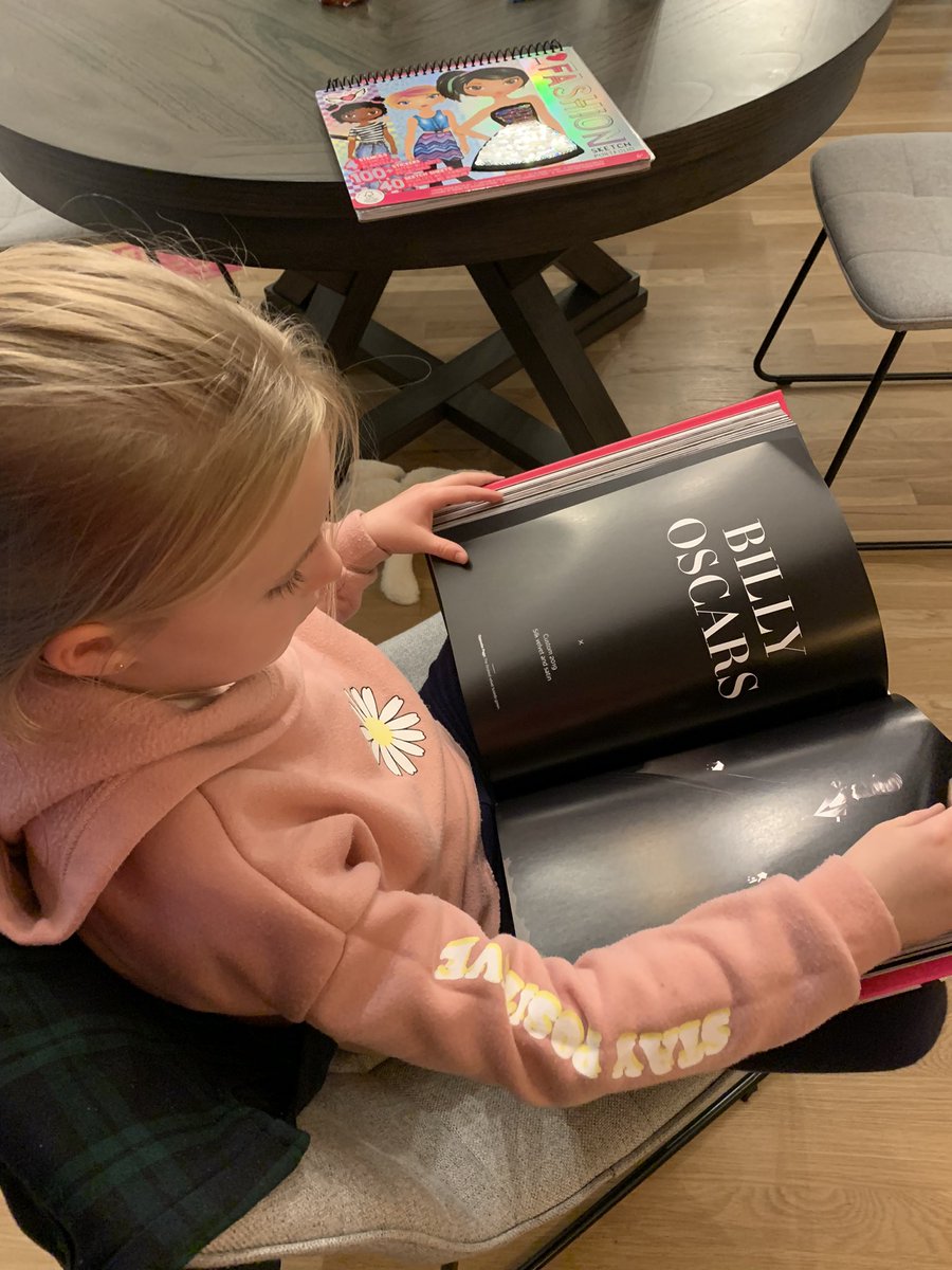 cincinnatalies's tweet photo. @CSiriano my daughter is obsessed with your book! Note her I Love Fashion sketch book in the background. #futuredesigner https://t.co/9qNfgIbPkZ