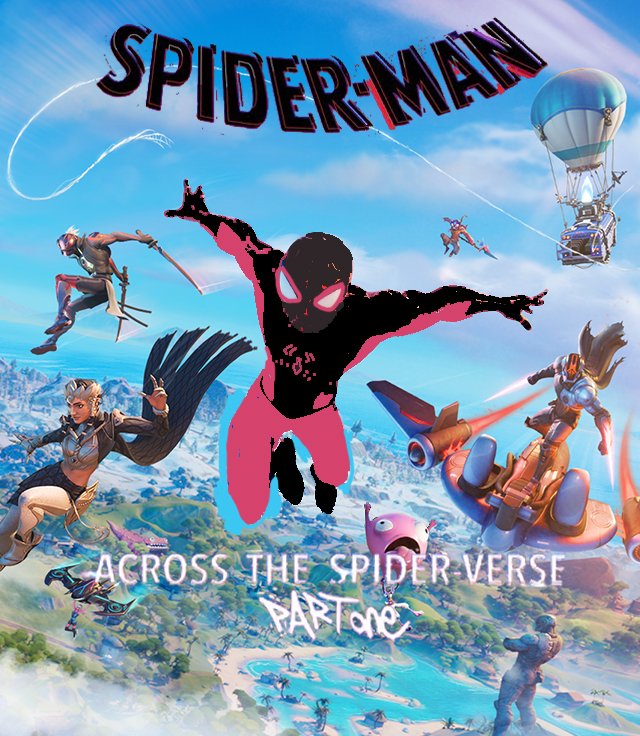 classyfloats's tweet photo. spiderman across the spider verse x fortnite collab leak?!?!? #fortnite #spiderman #blackspiderman #spidermanacrossthespiderverse #leak #Fortniteleak #fortniteleaks https://t.co/V9kYEQTejZ