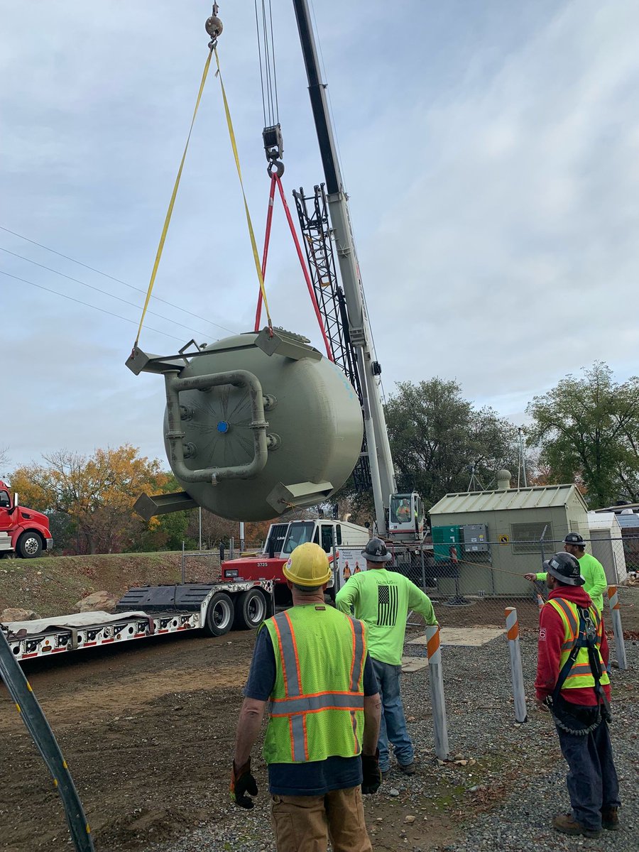 calwater's tweet photo. Hey #Marysville &amp; #Oroville, have you seen our new treatment plants? We are installing granular-activated carbon treatment facilities to remove PFOS &amp; PFOA from sources that have been offline, so we can deliver a reliable supply of safe, clean water. More: https://t.co/VCwVTzOtks https://t.co/RagaWAqNQY