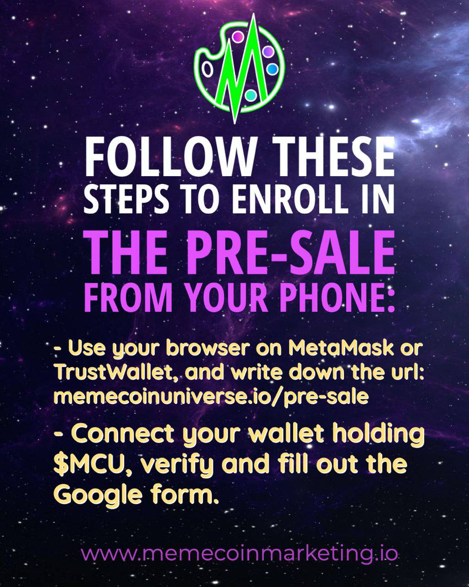 KaltoftMikas's tweet photo. Last 24 hours for this #presale!!! Buy 29b #MCU  @MCUtoken  to get your #GasFees back and for the access to presale 💵 #MCM launching on Sunday, easy 10x! #Ethereum #Bitcoin #BNB #memecoins #btc #ETH https://t.co/hjyfCd7ODN