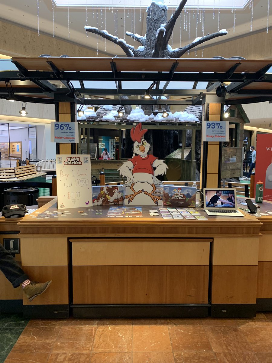 Risky_Chicken's tweet photo. We had a great time @NorthbrookCourt on Black Friday! Come see us there again on Saturday, December 18th! 
#BoardGames #Shopping https://t.co/KuE3Fb6mfI