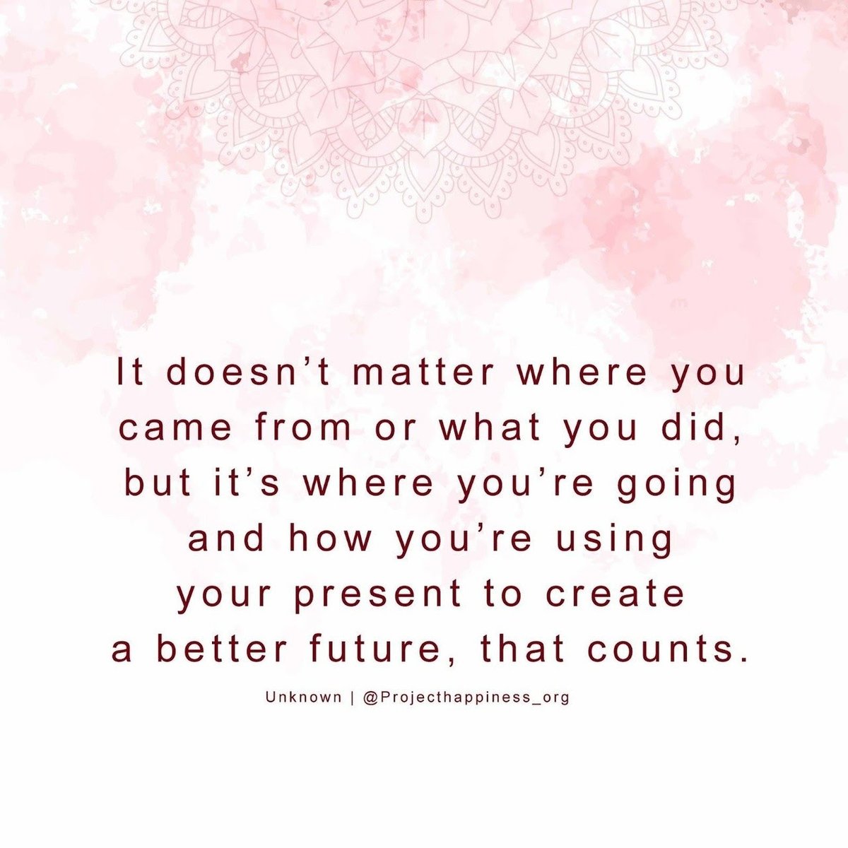 scrubs2csuite's tweet photo. #MotivationalMonday 

“Forgive yourself for not knowing what you didn’t know before you learned it.” — Maya Angelou

If you have had a difficult past, YOU can construct an astonishing, enjoyable, magnificent future!

#positive-thinking #JustStart

Photo Credit: Project Happiness https://t.co/7voKMyKKt7