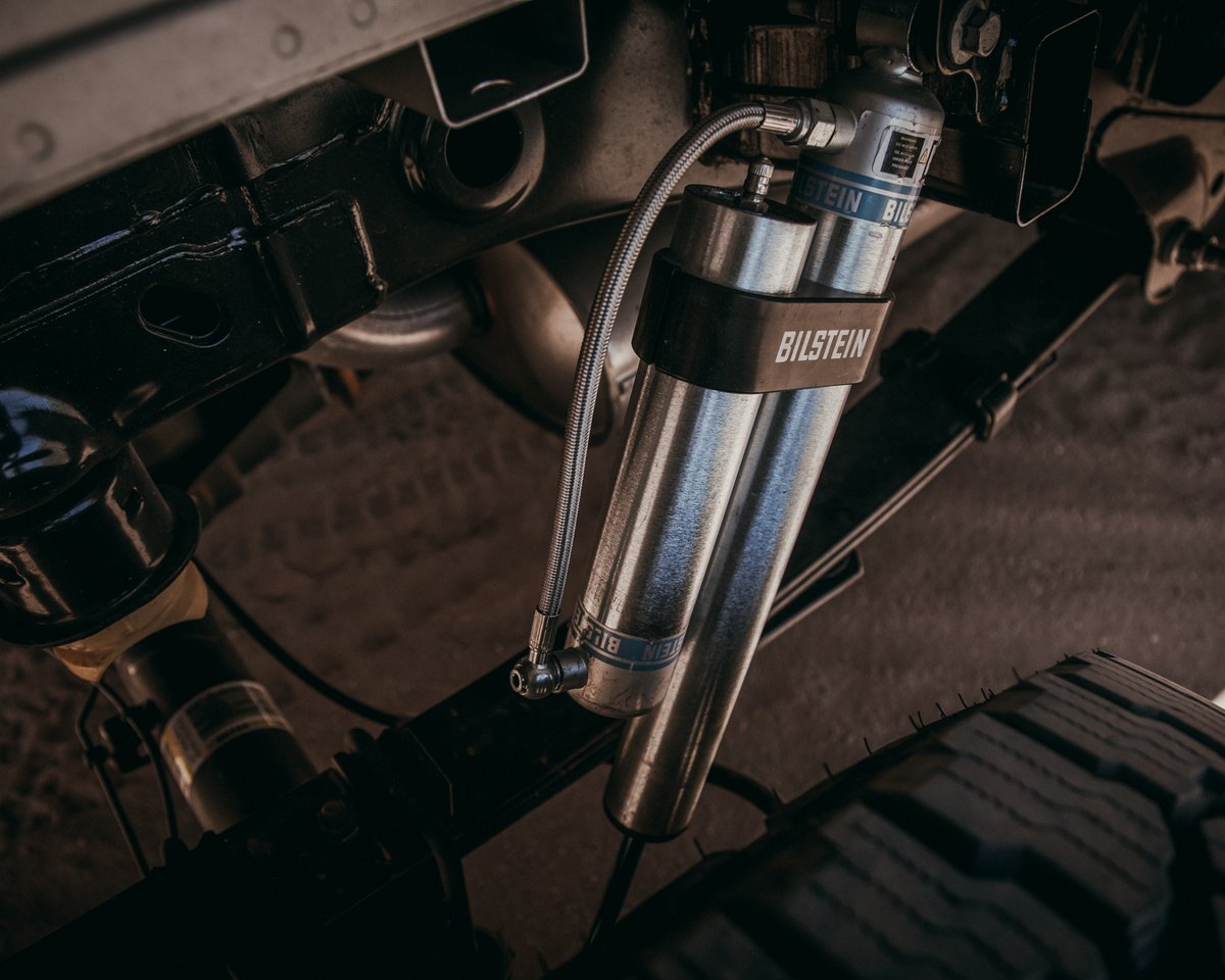 bilsteinUS's tweet photo. You have the capacity for great things. Increase heat dissipation and prevent shock fade through the greater shock oil capacity of a remote reservoir.

#BILSTEIN #offroad #shocks #suspension https://t.co/Vbr5x1NH8N