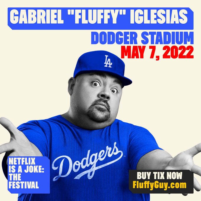 Dodgers Gabriel Iglesias Comments On Having The First Ever Comedy Show At Dodger Stadium Dodgers Nation