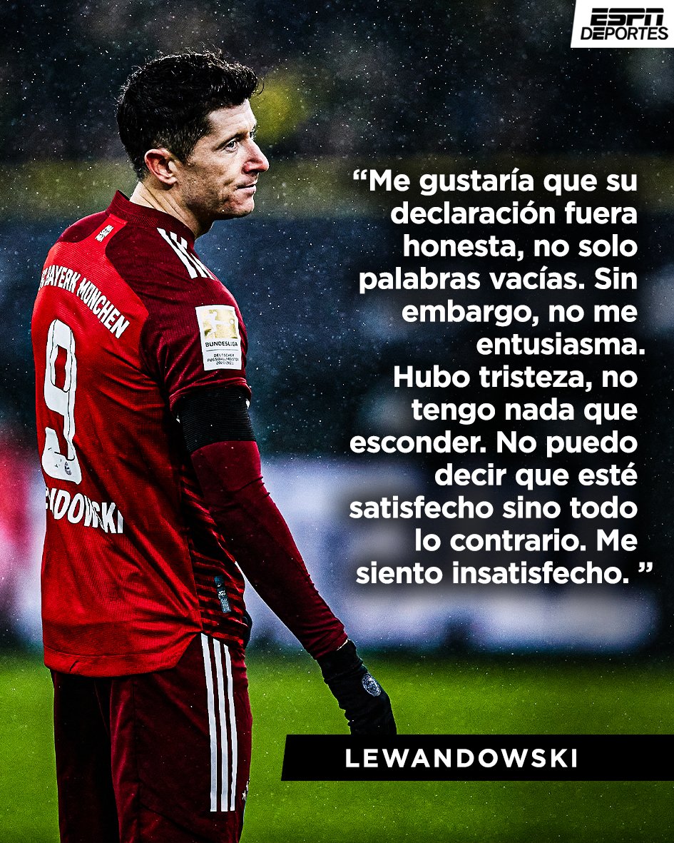 ¿Qué dijo Lewandowski del Balón de Oro