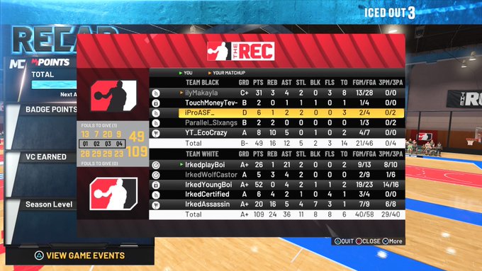 Double double club/ 20/20 club 😂😂🔥😎 #irked #NBA2K22 https://t.co/MQSGQpulRf<a href="/tag/irked"class="tags">#irked</a><a href="/tag/nba2k22"class="tags">#NBA2K22</a>