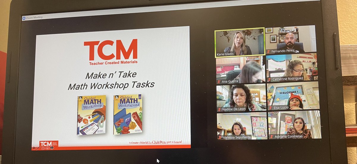 fperezTCM's tweet photo. Round 3 of 4 of #guidedmath #makentake with @tcmpub @kariegladis and @HarlingenCISD These dedicated teachers are days away from their #Christmas2021 break but still focused on learning and growing! #math https://t.co/IRhCdfhObN