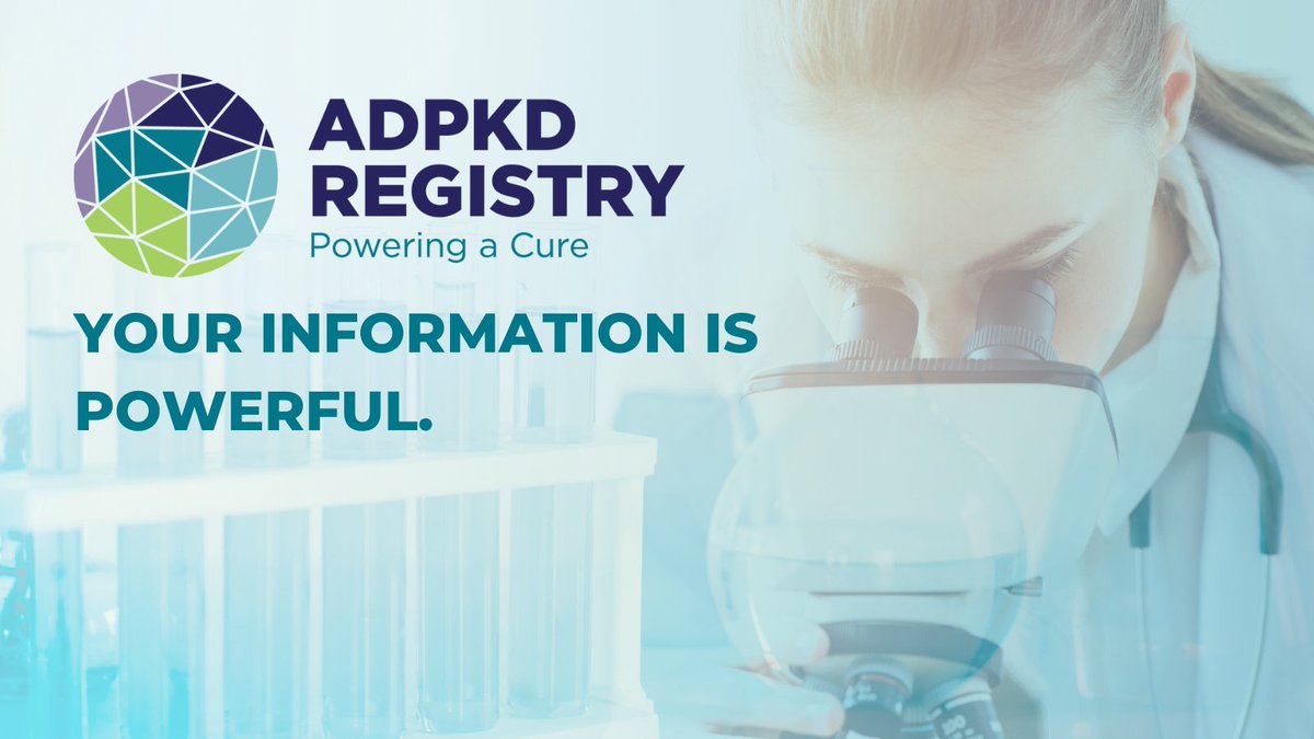 Your information and experience is powerful. You can help drive the next medical breakthrough by joining the ADPKD registry. By registering, you can help advance research, tell us about your  journey and patient preferences. #endPKD #fightPKD connect.pkdcure.org/adpkd-registry/