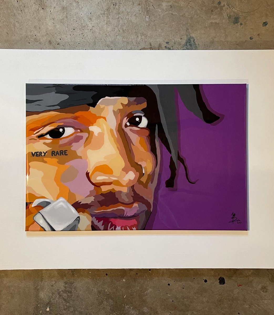 JettBingley's tweet photo. See my progress @THESLUMPGOD 2021 vs. 2018 #popart #skimask #stokeley #painting #slumpgod https://t.co/ecR4zBElbW