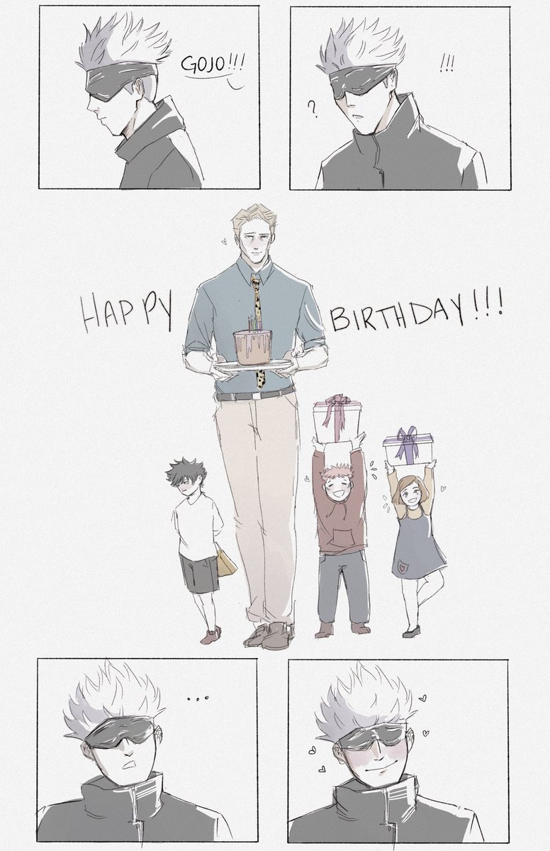 yuutaguro's tweet photo. happy birthday to my sagittarius king satoru gojo 🥳 #jujutsukaisen #呪術廻戦 https://t.co/T08U0DDl18