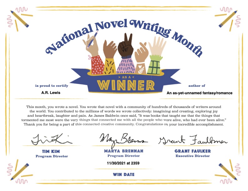 ARLewisWrites's tweet photo. New blog post is up! 🤓
#nanowrimo2021 
#20Booksto50k
#Plantser

https://t.co/lttk4QEkOJ https://t.co/q3IlFWMg4p