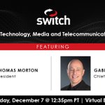 Image for the Tweet beginning: Switch President, Thomas Morton and