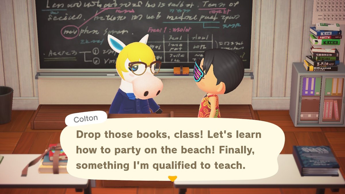 omccombs1's tweet photo. he is a poet    #AnimalCrossing #ACNH #NintendoSwitch https://t.co/iV76iYDvsP