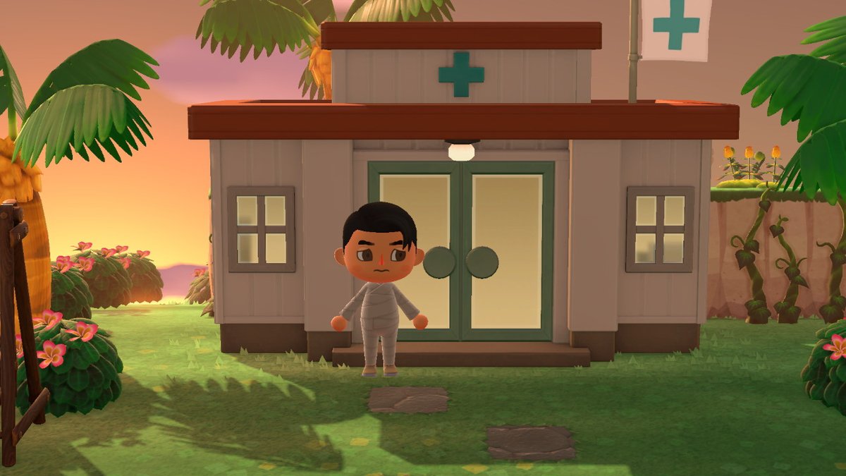 omccombs1's tweet photo. leaving urgent care like..    #AnimalCrossing #ACNH #NintendoSwitch https://t.co/inJLjIzQ9X