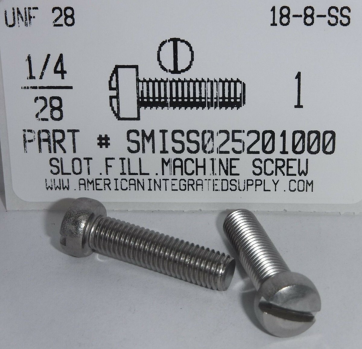 MRO_Products's tweet photo. 1/4-28x1 Fillister Head Slotted Machine Screws 18-8 Stainless steel (10) - https://t.co/66ecxTcUXv #fasteners#industrial#diy https://t.co/0oSL38aMcE