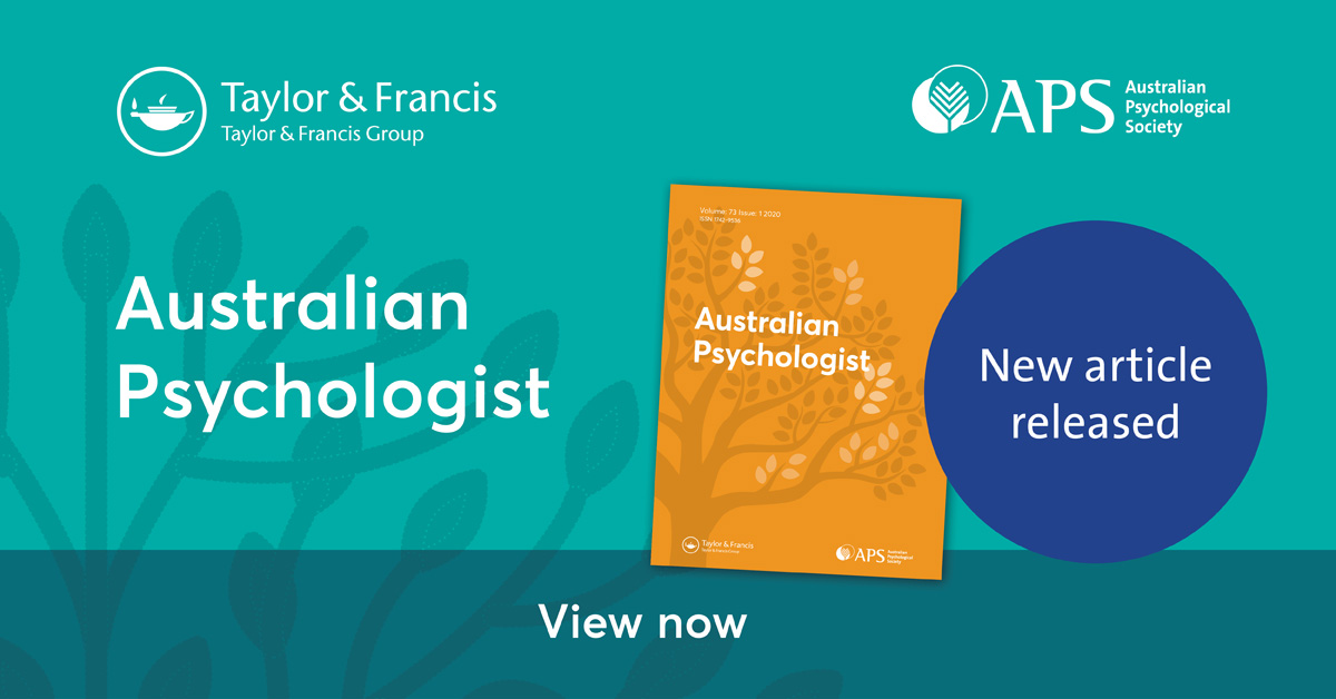 A new article for the Australian Psychologist journal is available. Read the article ‘Ethical dilemmas working with older adults: in-depth interviews with Australian psychologists’ tandfonline.com/doi/abs/10.108… <a href="/ClinPsyc/">Simon Rice</a>