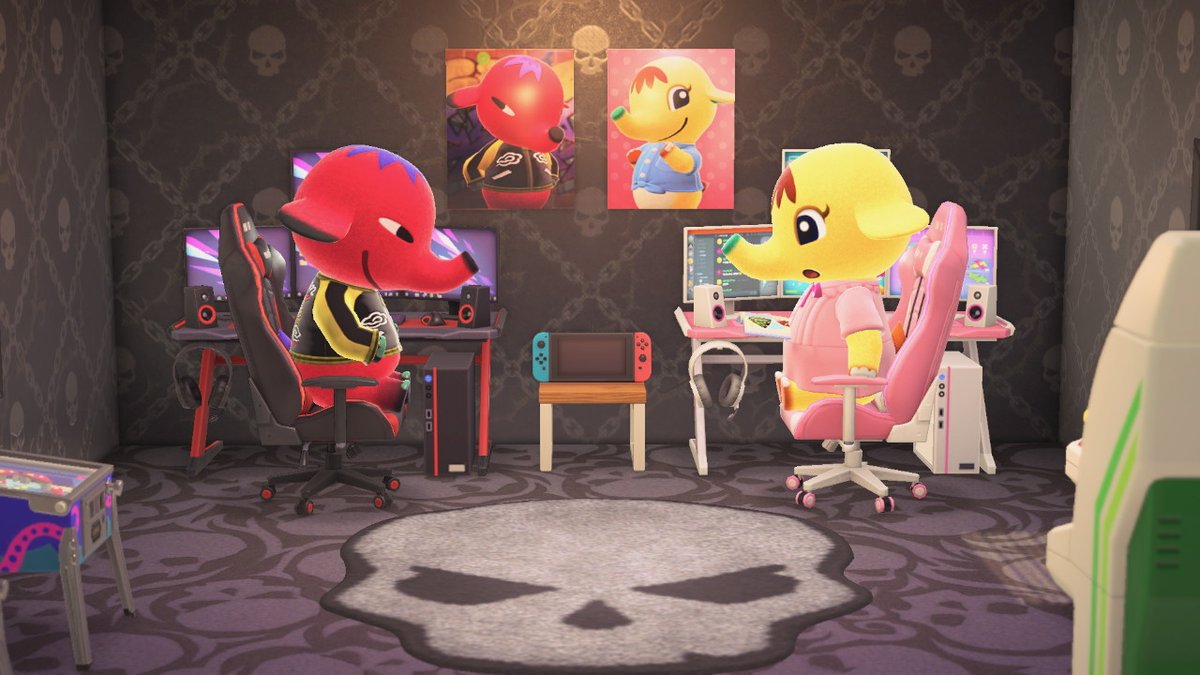 omccombs1's tweet photo. elephant kisses   #AnimalCrossing #ACNH #NintendoSwitch https://t.co/JJ5BgiXseV