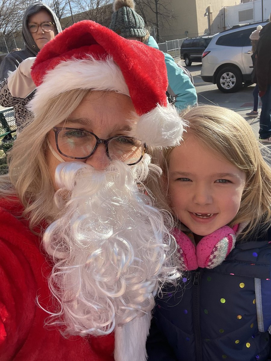 Santa, Mrs. Claus &amp; some of Santa’s elves made an appearance at Hoover at the end of the day today. Santa &amp; Mrs. Claus got to see some students. Then they were off to professional development to join the elves in spreading some cheer by giving the staff some cookies &amp; hot cocoa.