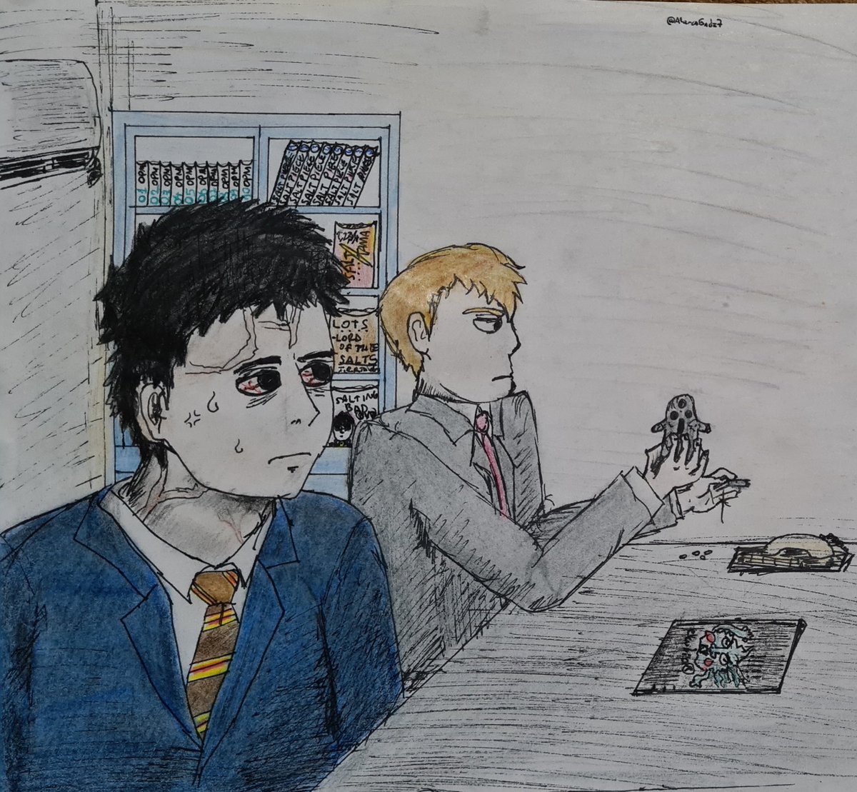 #redrawserizawa #redrawreigen when you're suffering from irritable bowel syndrome while sitting near your boss.