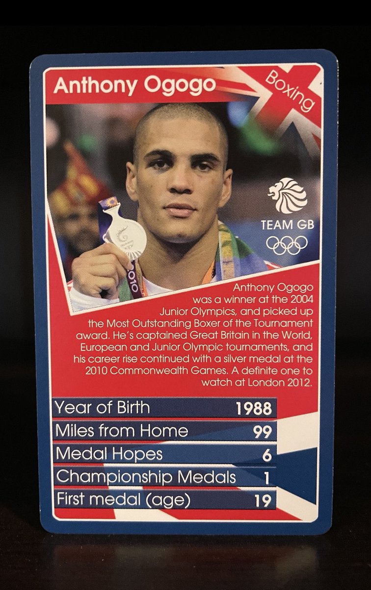 Good to see #AnthonyOgogo back on #AEWDarkElevation tonight!

Here he is from the 2012 Top Trumps: Team GB set 🇬🇧 

#AEW #AEWCards #WrestlingCards #TradingCards #WrestlingTradingCards #BoxingCards #Wrestling #Boxing #TheFactory #TheHobby
