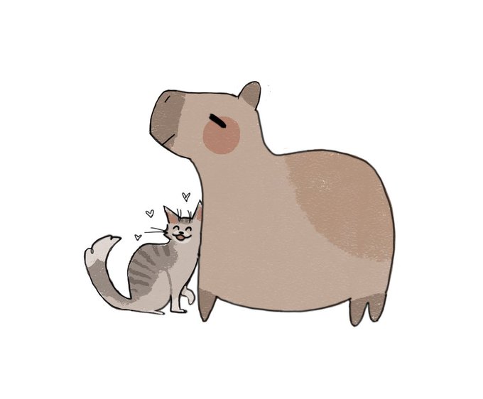 Капибара картинки мультяшные