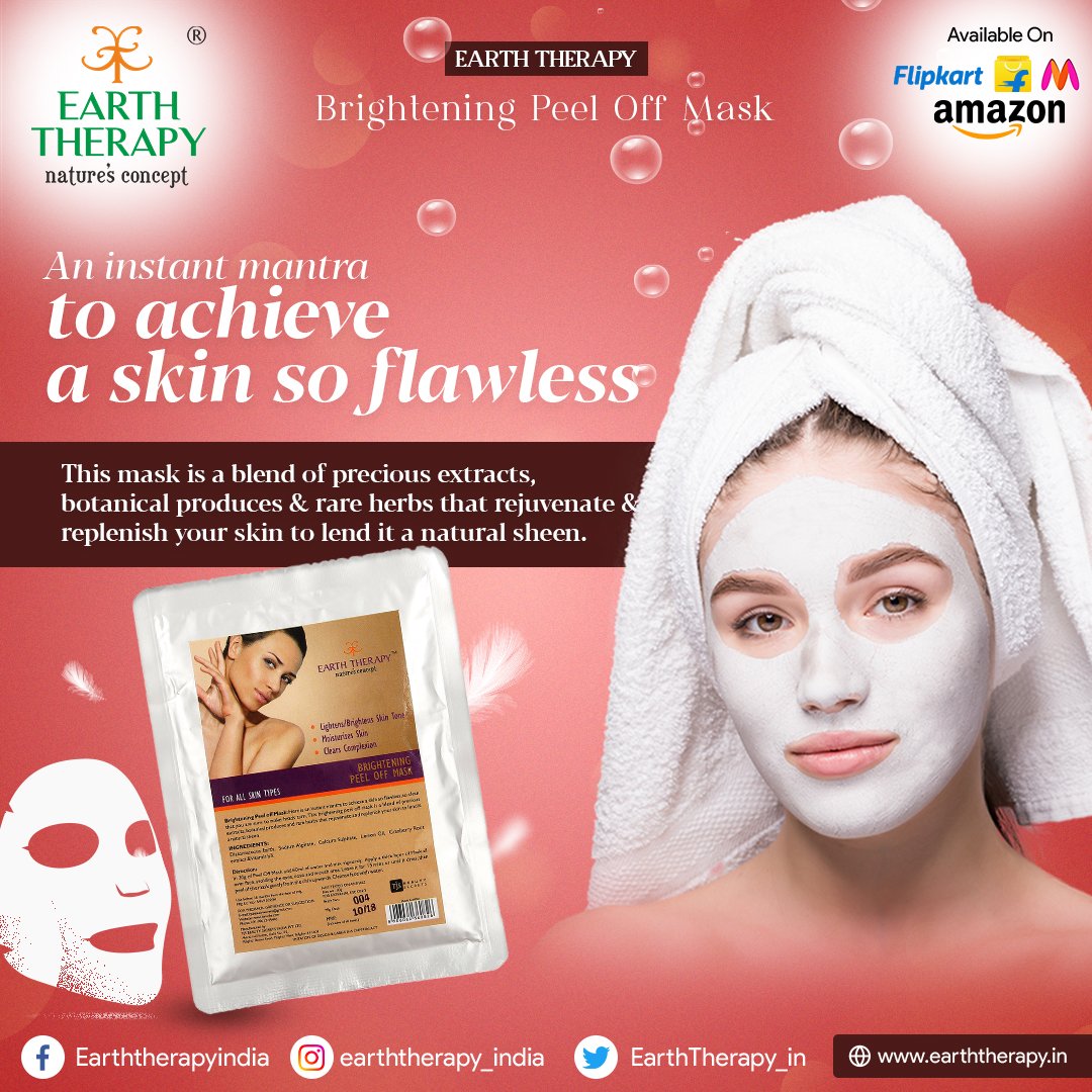 EarthTherapy_in's tweet photo. Brighten up your skin

Earth Therapy masks are made in small batches, with fresh ingredients to give you the most potent nutrients. 

#facemaskwithfilterpocket #facemaskhandmade #facemaskaddict #facemaskextension #facemaskart #facemasklife #facemaskreview #facemaskdesign https://t.co/f0LaWuqRJg