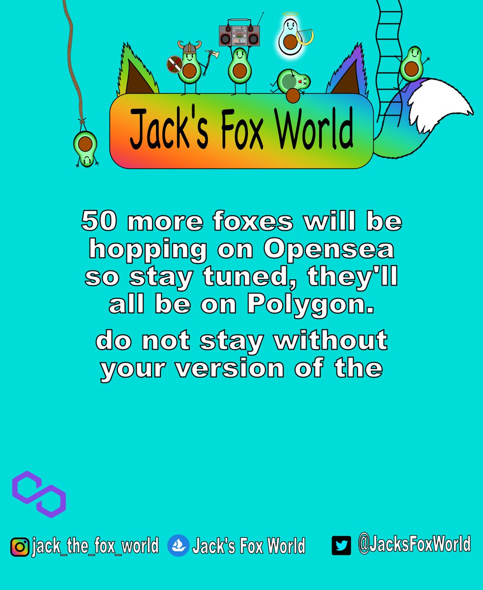 JacksFoxWorld's tweet photo. 50 Foxes 🦊more 😱

Link Here 👇🏼

https://t.co/smTRreBCTi

#Criptomonedas #nft #nfts #OpenSeaNFT #opensea #zorro #fox #design #10000nft https://t.co/cJkX6DDy4A