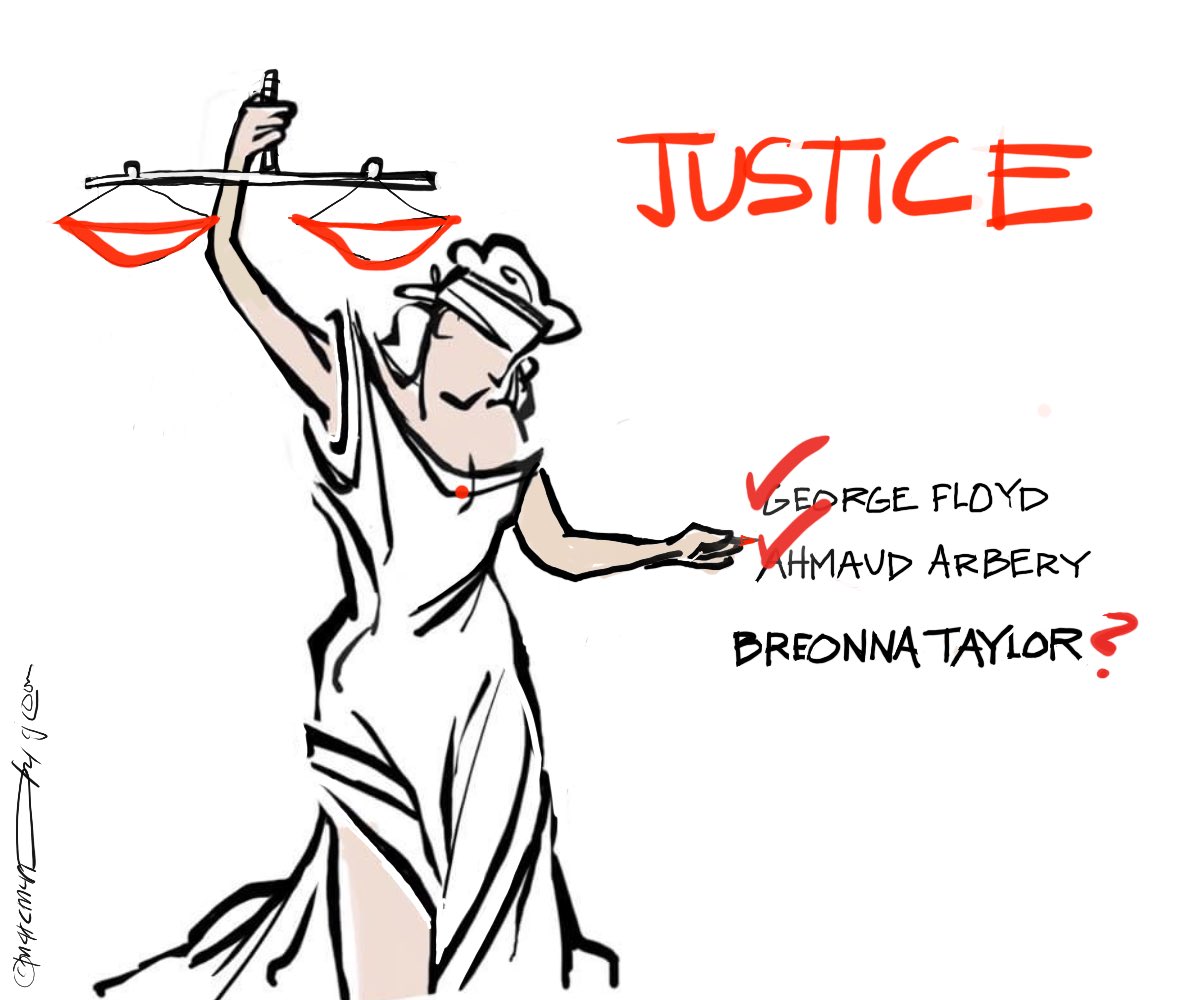 #SayHerName. I marched and shouted this a lot. And my effort was an incalculably small part of others’ efforts.  Our city and state abandoned us with their cowardice. #keepGoimg. <a href="/courierjournal/">Courier Journal</a>