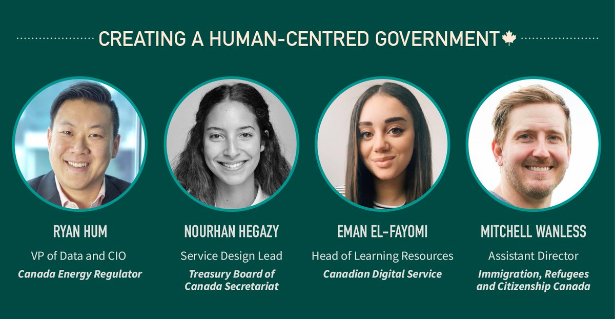 Nearly 4 years after our teams first collaborated on improving parts of the Citizenship experience – excited to reunite on this panel to discuss human-centred design happening across the Canadian public service 🇨🇦

Register for the free virtual event below!
#GCdigital #GClearning